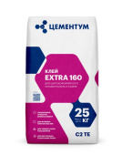 Клей для керамогранита и камня EXTRA 160 (C2TE) Цементум