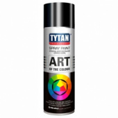 Краска «TYTAN» аэрозольная глянцевая Черная (RAL 9005) 400мл
