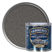 Эмаль «Hammerite» молотковая по ржавчине (серый)