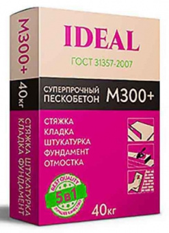 Пескобетон «Идеал» М-300 40кг